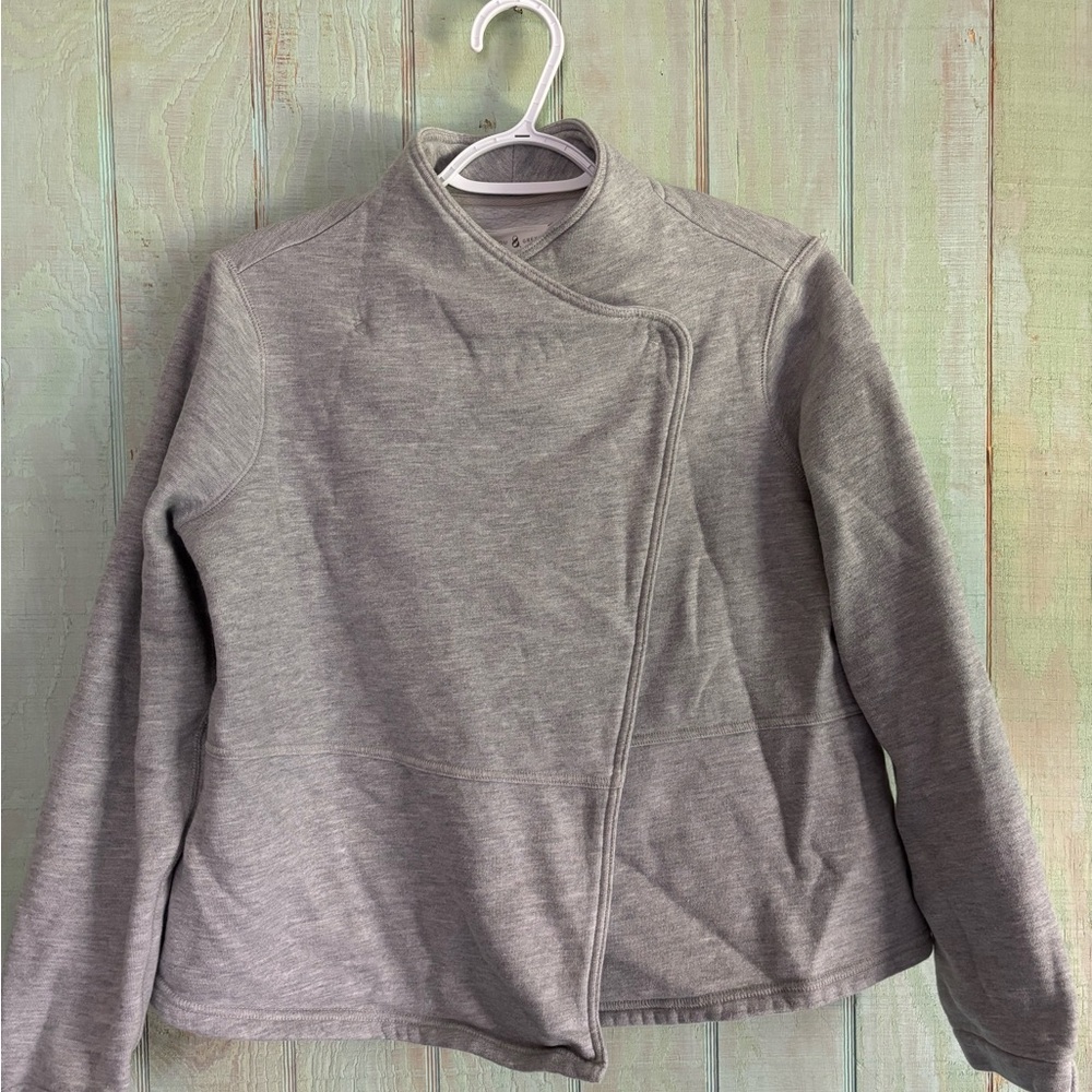 Lou & Grey Heathered Gray Jacket